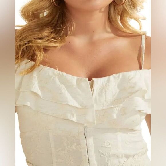 Guess NWT Mattie Top & Maya Palazzo Pant Set (S/M) - Picture 2 of 16